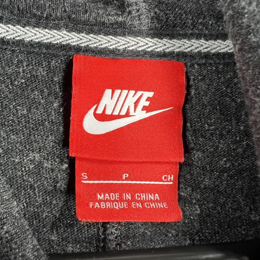 Nike Hoodie Womens Small‎ Gray Just Do It Logo Pullover Sweatshirt 823701-010